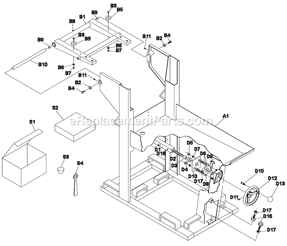 Page A Diagram and Parts List for MK-5013G  MK Diamond Concrete Saw